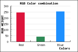 rgb background color #F629FF mixer