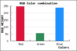 rgb background color #F637EE mixer