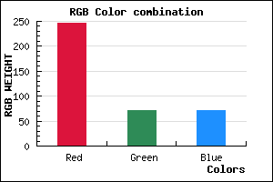 rgb background color #F64848 mixer