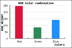 rgb background color #F6548D mixer