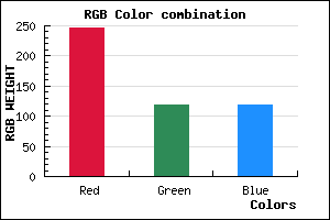 rgb background color #F77777 mixer