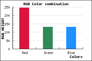 rgb background color #F78383 mixer