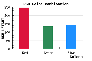rgb background color #F78791 mixer