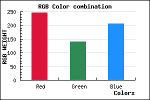 rgb background color #F78DCE mixer