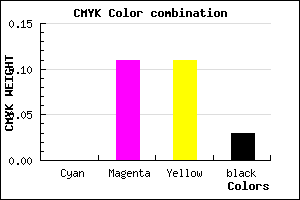 #F7DDDD color CMYK mixer
