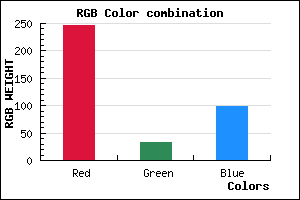 rgb background color #F72163 mixer