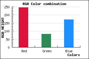 rgb background color #F753AC mixer