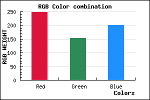 rgb background color #F89AC8 mixer