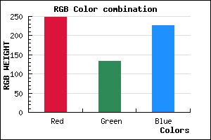 rgb background color #F985E2 mixer