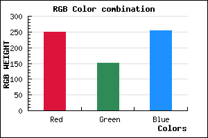 rgb background color #F998FF mixer