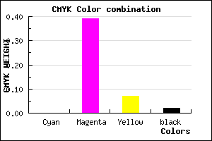 #F999E8 color CMYK mixer