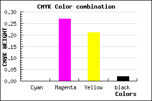 #F9B7C4 color CMYK mixer