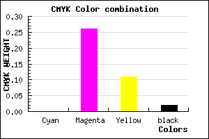 #F9B8DE color CMYK mixer