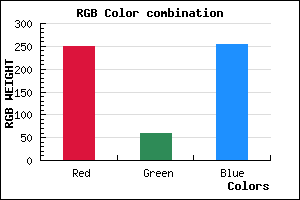 rgb background color #F93CFF mixer