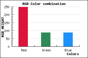 rgb background color #F95757 mixer