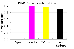 #190001 color CMYK mixer