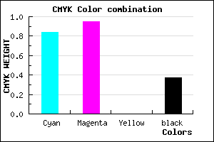 #1908A0 color CMYK mixer