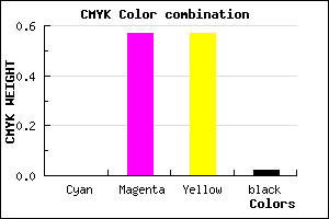 #FA6C6C color CMYK mixer