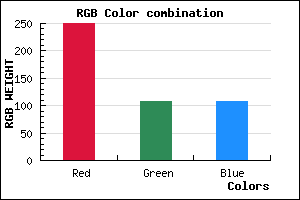 rgb background color #FA6C6C mixer