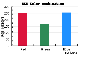 rgb background color #FAA4FF mixer