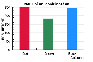 rgb background color #FAB6F4 mixer