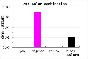 #FAE9FB color CMYK mixer