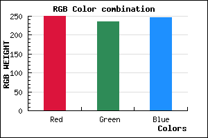 rgb background color #FAEBF7 mixer
