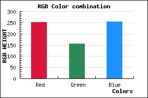 rgb background color #FB9CFF mixer