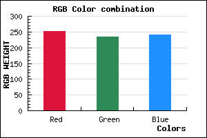 rgb background color #FBEAF0 mixer