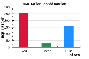rgb background color #FB1DA0 mixer
