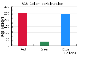 rgb background color #FB1FF1 mixer