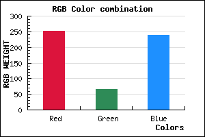 rgb background color #FB42EF mixer