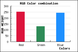 rgb background color #FC82F2 mixer