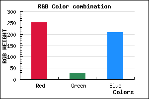 rgb background color #FC1CCF mixer
