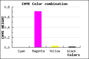 #FC48F4 color CMYK mixer
