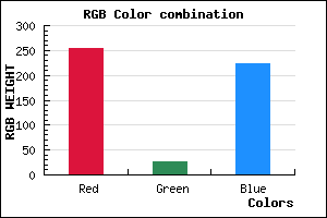 rgb background color #FD1BE0 mixer