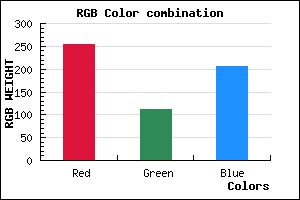rgb background color #FE70CE mixer