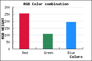 rgb background color #FF6CC1 mixer