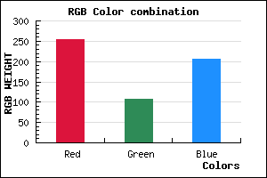 rgb background color #FF6CCD mixer