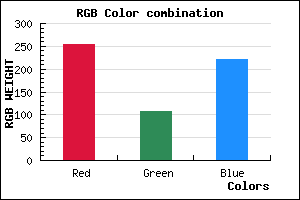 rgb background color #FF6CDD mixer