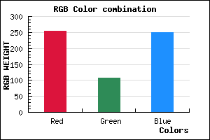 rgb background color #FF6CF9 mixer