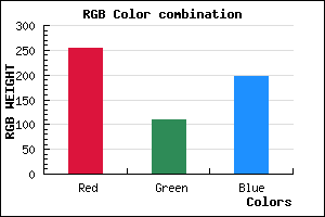 rgb background color #FF6DC4 mixer