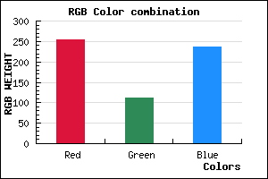 rgb background color #FF6FEC mixer