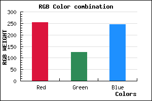 rgb background color #FF7CF6 mixer