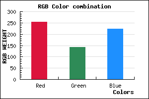 rgb background color #FF8EE0 mixer