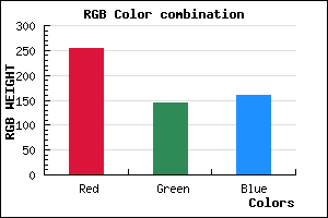 rgb background color #FF909F mixer