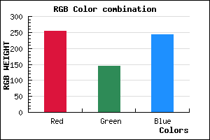 rgb background color #FF90F2 mixer