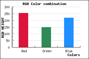 rgb background color #FF95DB mixer