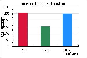 rgb background color #FF97F8 mixer