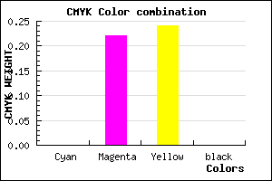 #FFC7C3 color CMYK mixer